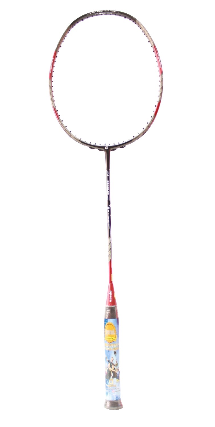 Apacs Z-Ziggler Lite Black/Red Badminton Racquet- with Full Cover