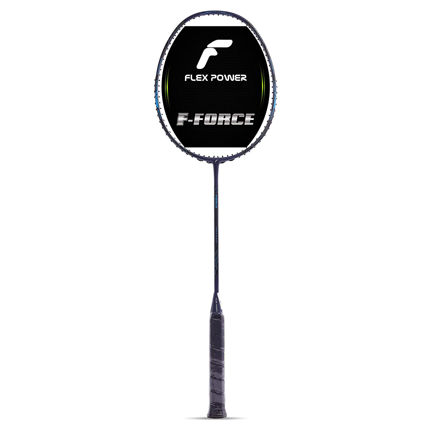 Flex Power F-Force Ultra Graphite Badminton Racquet (Grey, Navy)