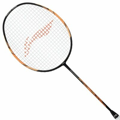 LI-NING Windstorm 700 Special Edition Badminton Racquet (Black/Gold)