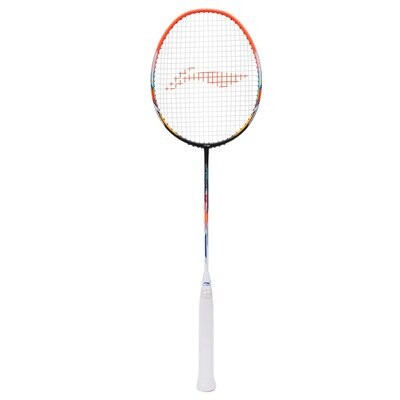 LI-NING WINDSTORM 72 -BLACK/ORANGE/WHITE Badminton Racquet