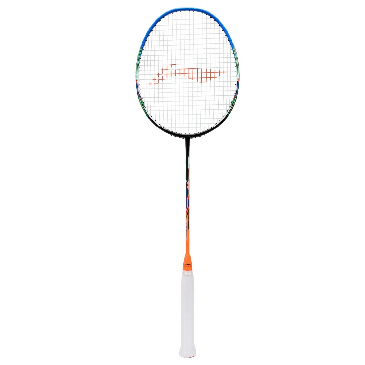 LI-NING WINDSTORM 72 -BLACK/BLUE/ORANGE Badminton Racquet