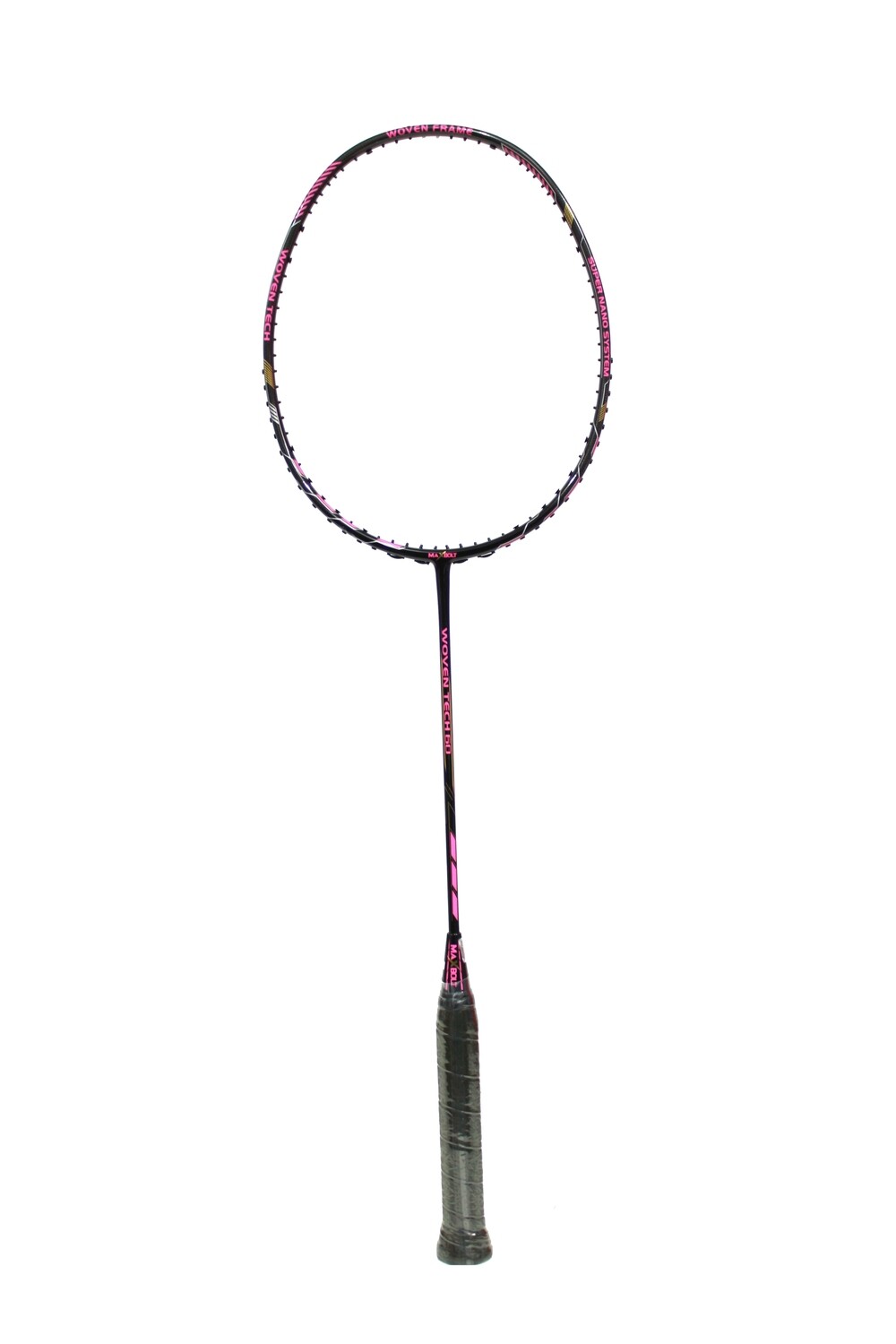 MaxBolt Woven Tech 60 Pink Badminton Racket- with Full Cover