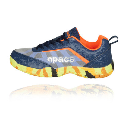 Apacs CP 210-XY Blue Non Marking Professional Badminton Shoes- with Free Shoe Bag