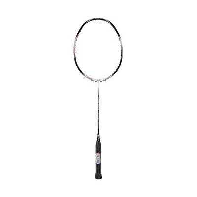 MaxBolt Woven Tech 90 White Badminton Racket- with Full Cover