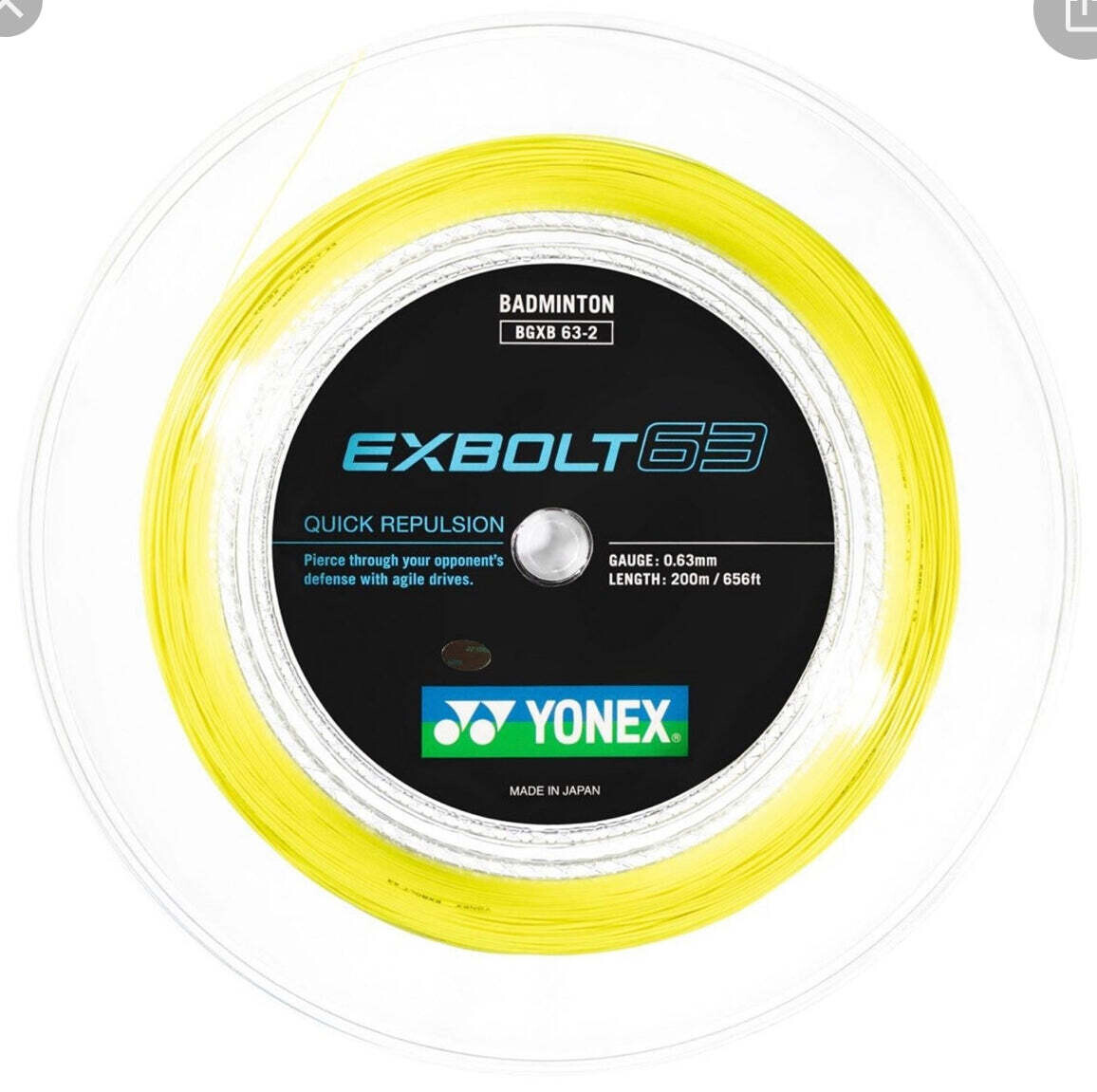 Exbolt 63 (200m) - Yonex Badminton String Reel