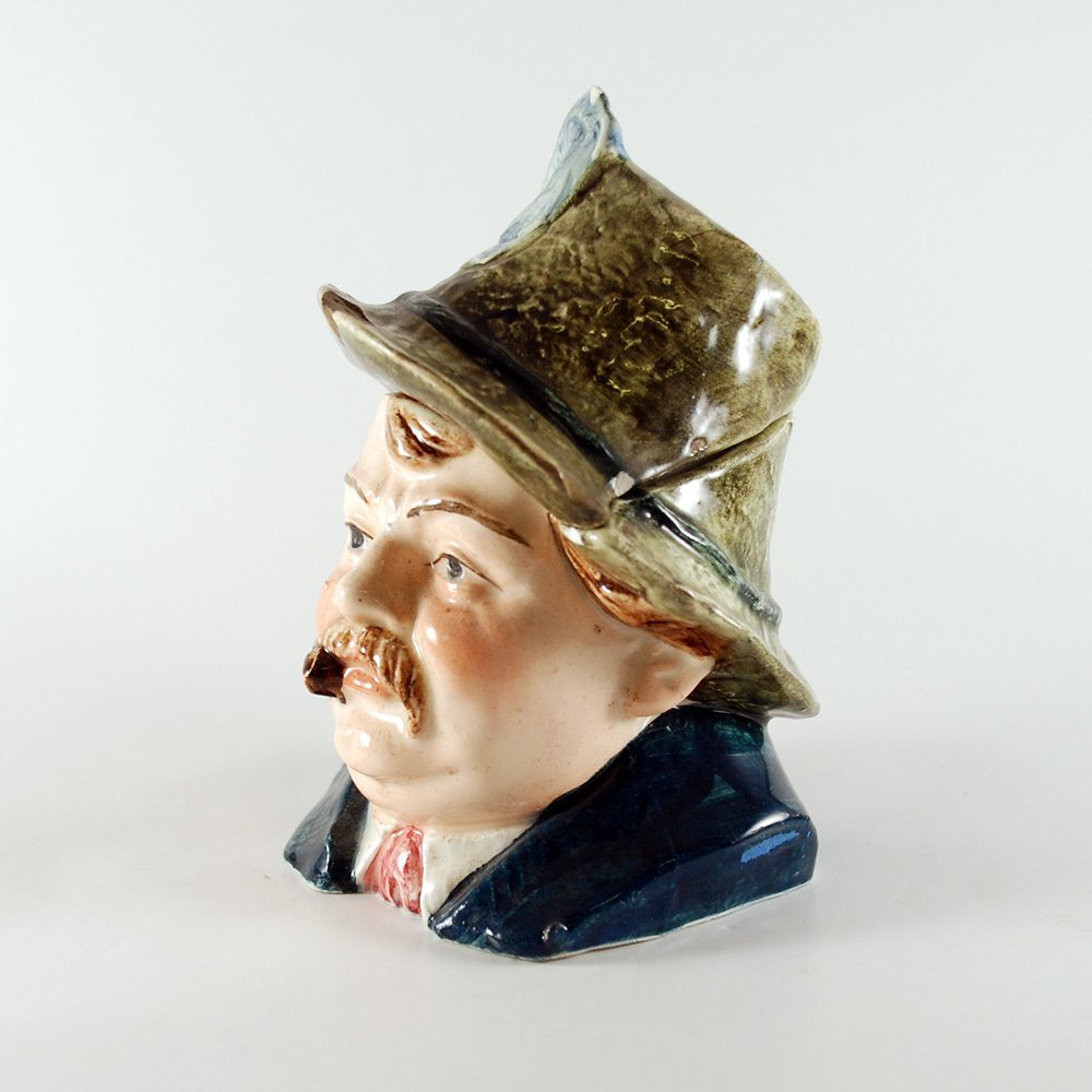 Vaso Portatabacco ceramica vintage primi '900