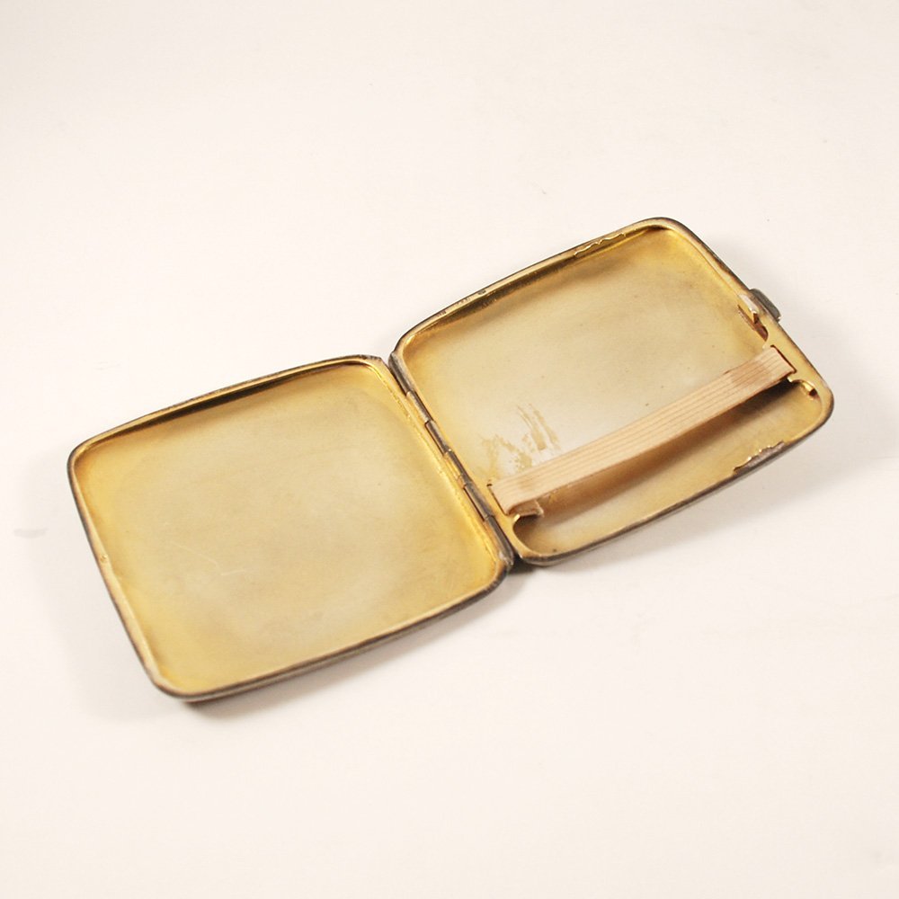 Portasigarette argento Vintage Italia primi '900