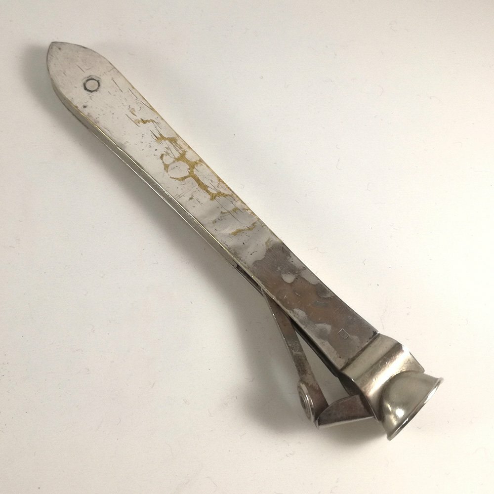 Bucasigari Vcut guance argento Vintage primi '900