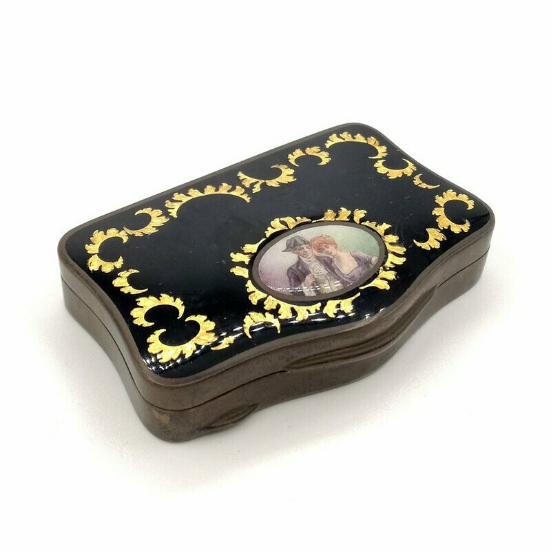 Portatabacco da fiuto argento vintage