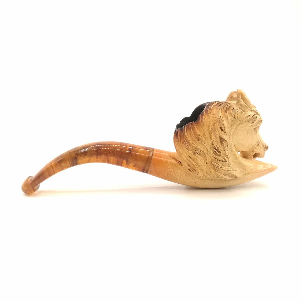 Pipa schiuma vintage testa cavallo primi '900