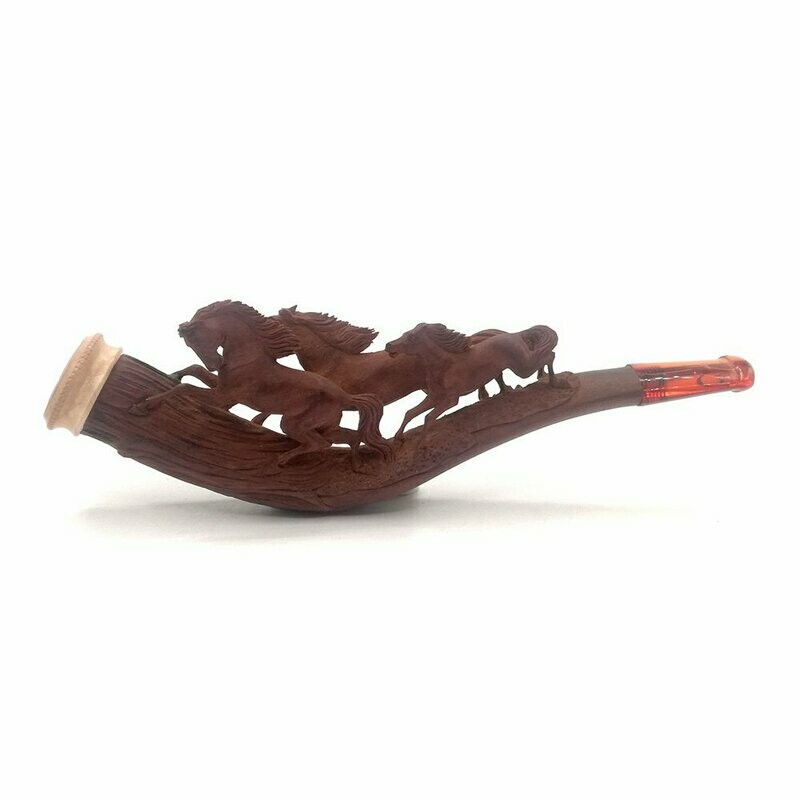 Bocchino vintage sigaro 3 cavalli primi '900