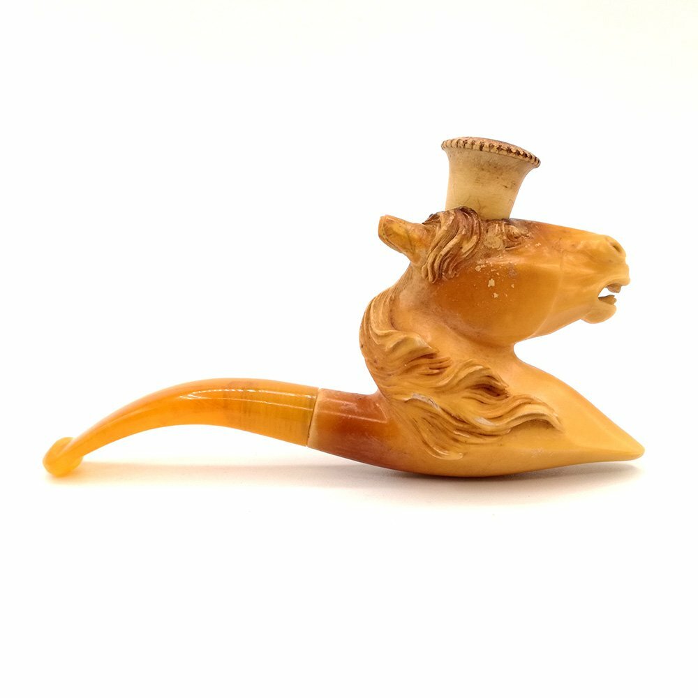 Bocchino sigaro schiuma testa cavallo primi '900