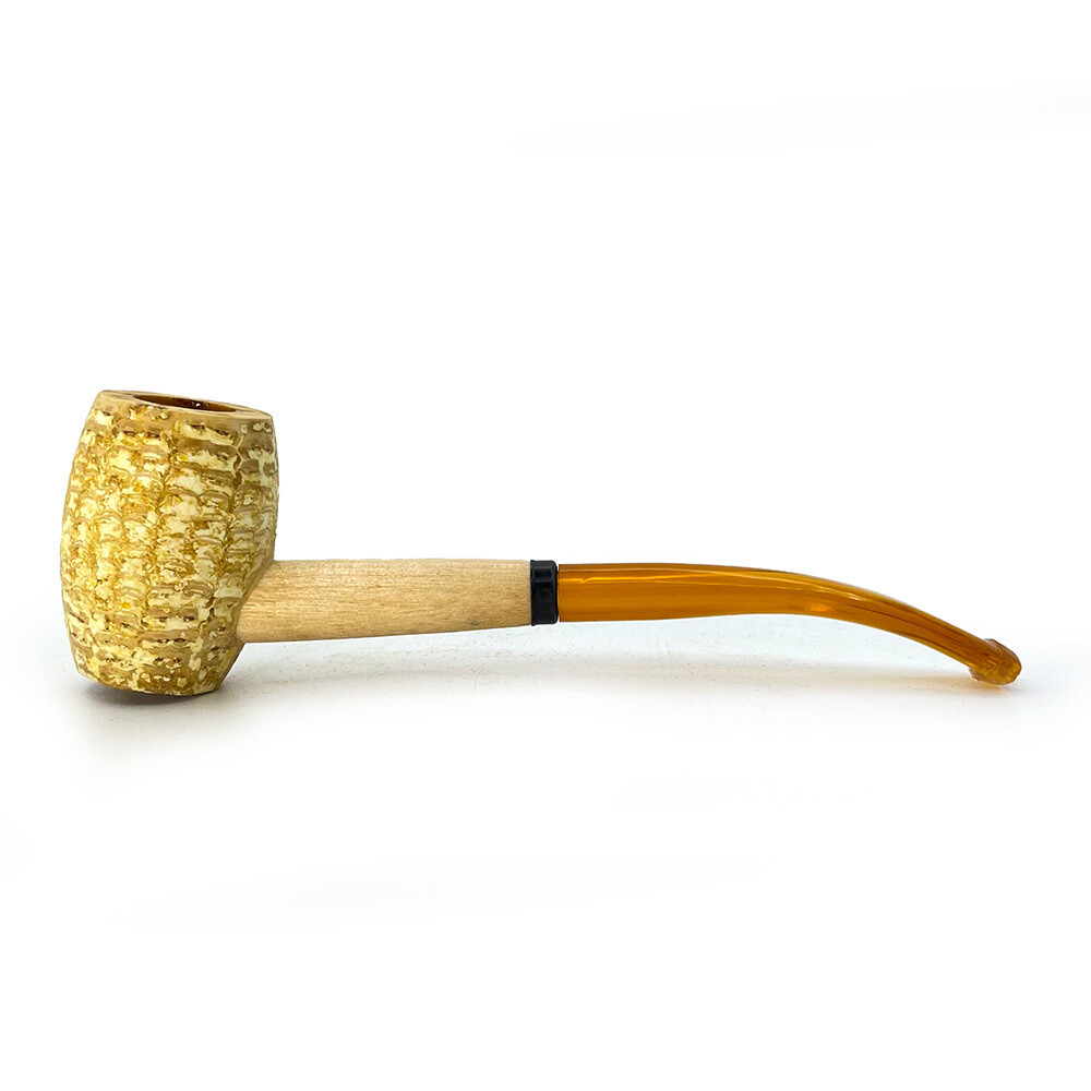 Pipa di pannocchia curva