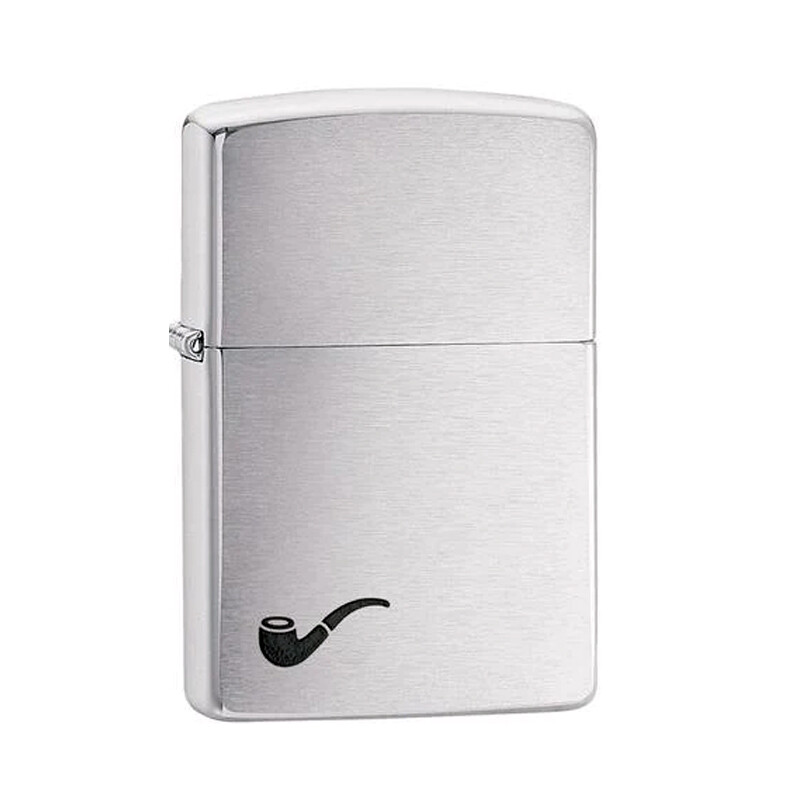 Accendino ZIPPO Pipe Brushed Chrome