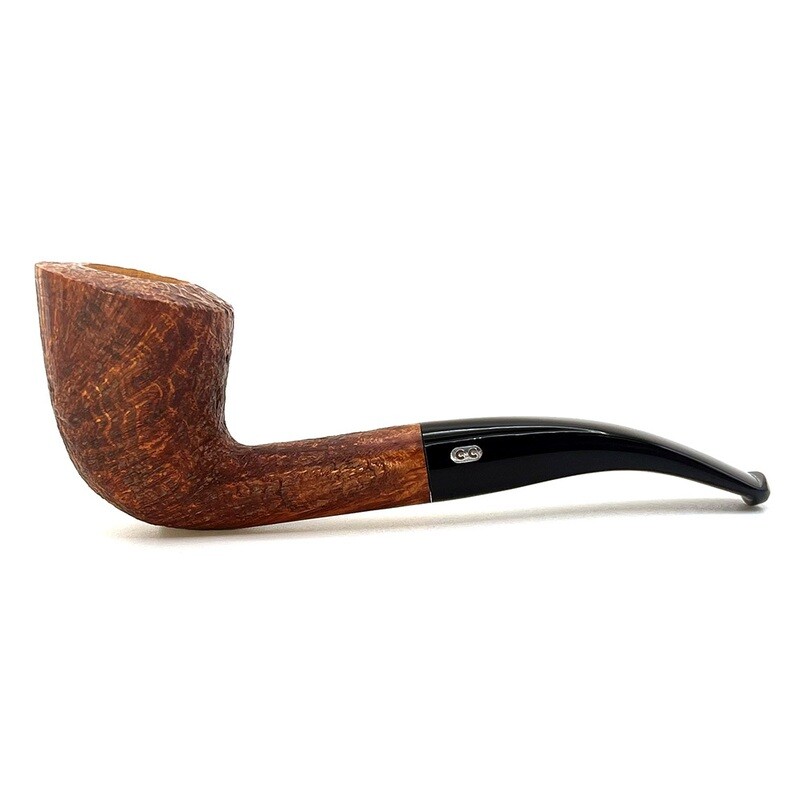 Pipa CHACOM Flame Grain 863 half Bent Dublin filtro 9 mm