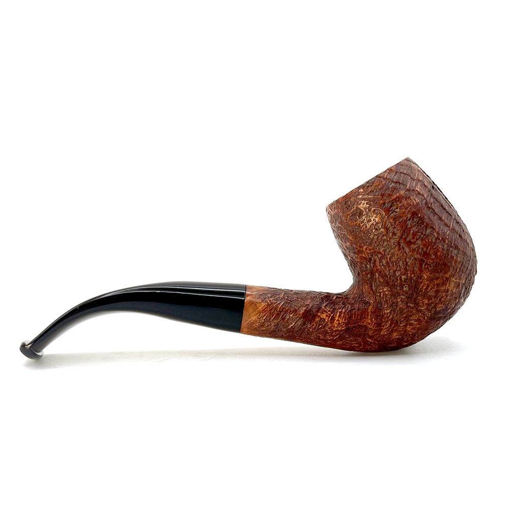 Pipa CHACOM Flame Grain 100 Bent Billiard filtro 9 mm 