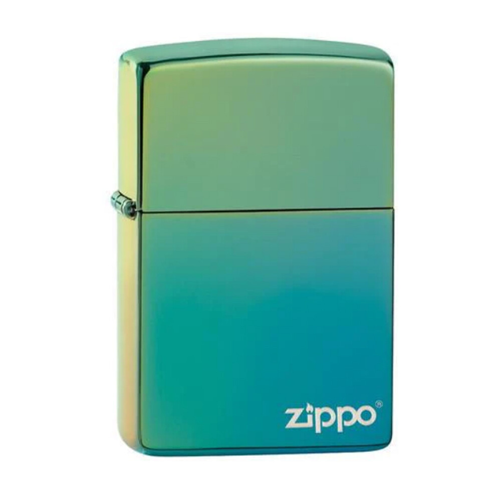 Accendino ZIPPO Classic High Polish Teal Zippo Logo
