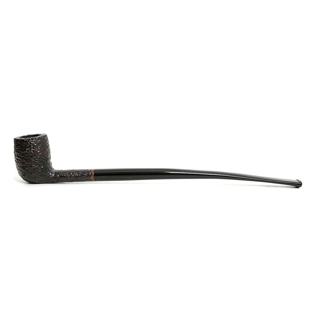 Pipa SAVINELLI Churchwarden Half Bent Billiard 403 rusticata nera