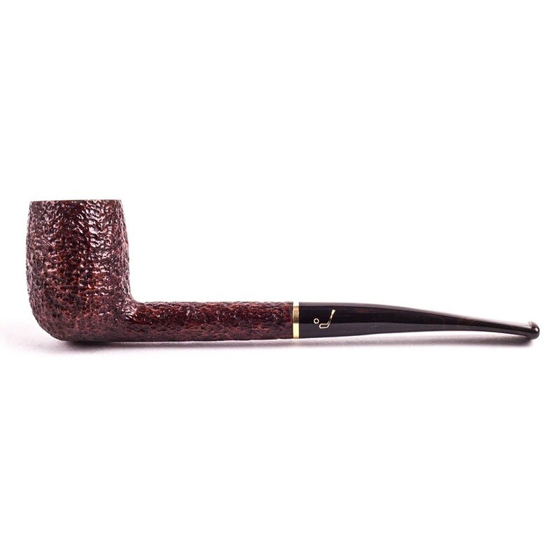 Pipa Savinelli Bing's Favorite Half Bent Billiard Rusticata