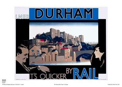 Durham from Train Window