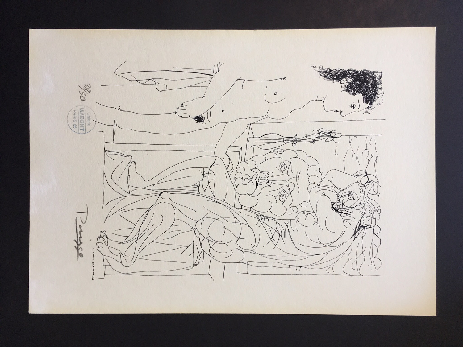 Pablo Picasso - handsignierte Lithographie Suite Vollard - Auflage 50 Erschienen bei Maeght Paris 1965