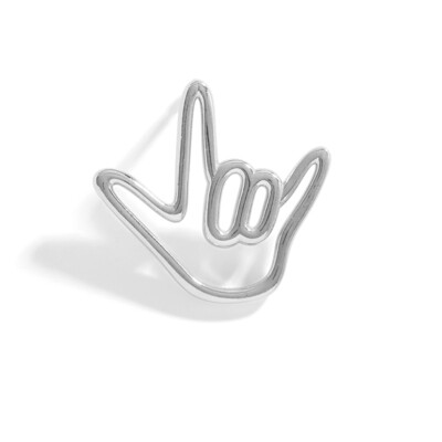 Sterling Silver Love Sign® Pin
