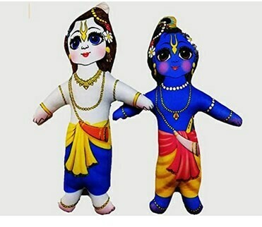 Lord Krishna & Balaram / Balram set of 2 soft & Cuddly toys