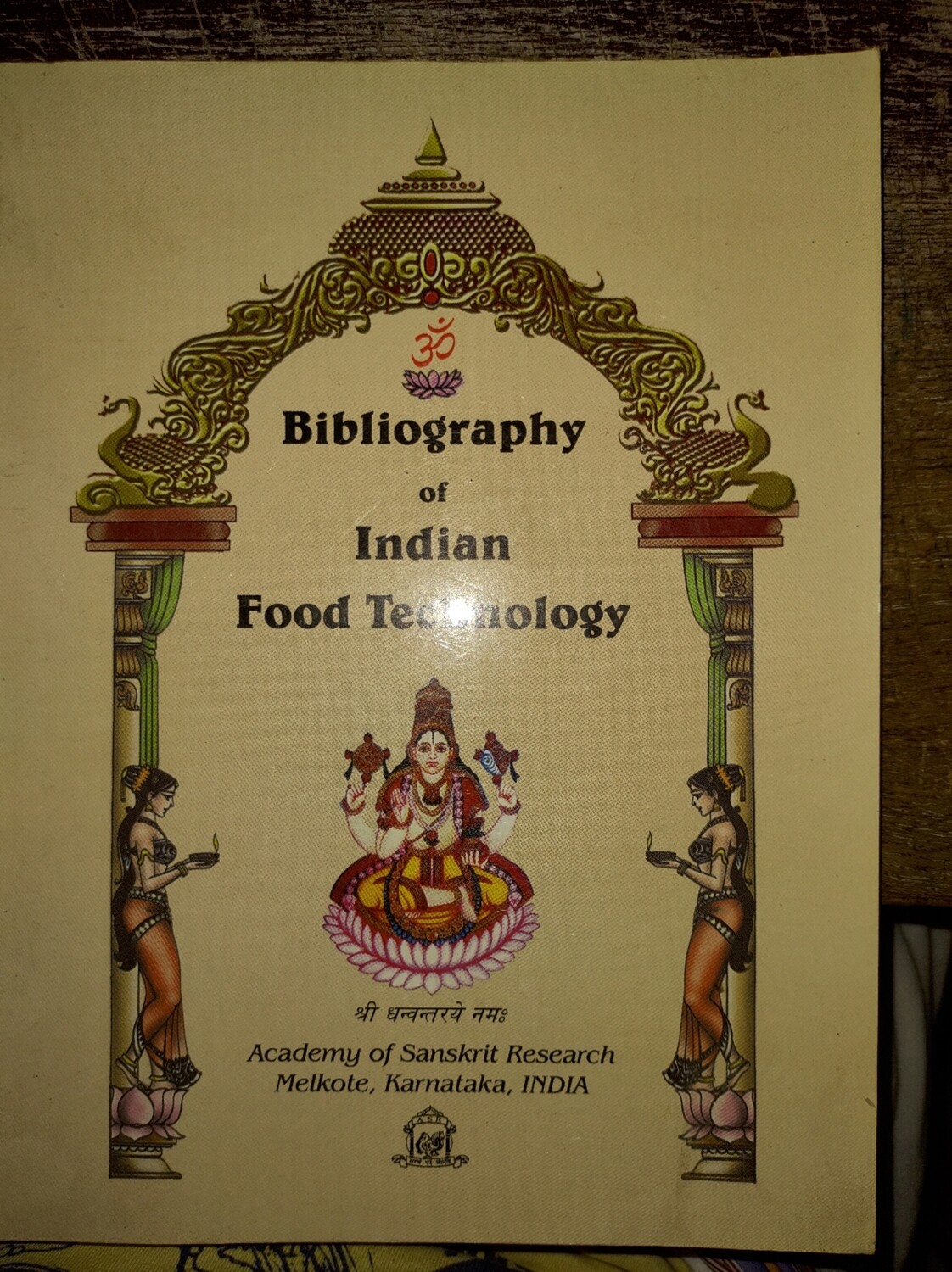 ASR Book - Bibliography of Indian food technology