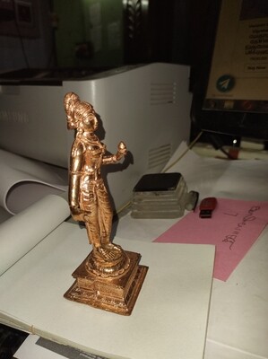 Bhudevi/ Bhoodevi Copper Vigraham ,Standing Posture