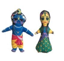 Radhakrishna &amp; Ashtasakhis (set of 10 soft toys ) from Vrindavan