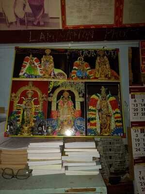 24 inch wide x 20 inch tall ( 2 feet wide x 1.67 ft tall ) Namperumal Collage wood Lamination Photo