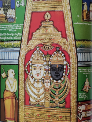 Ramanujar Print book , with Multicolour pictures,A4 , Art Paper, Hard case Binding.