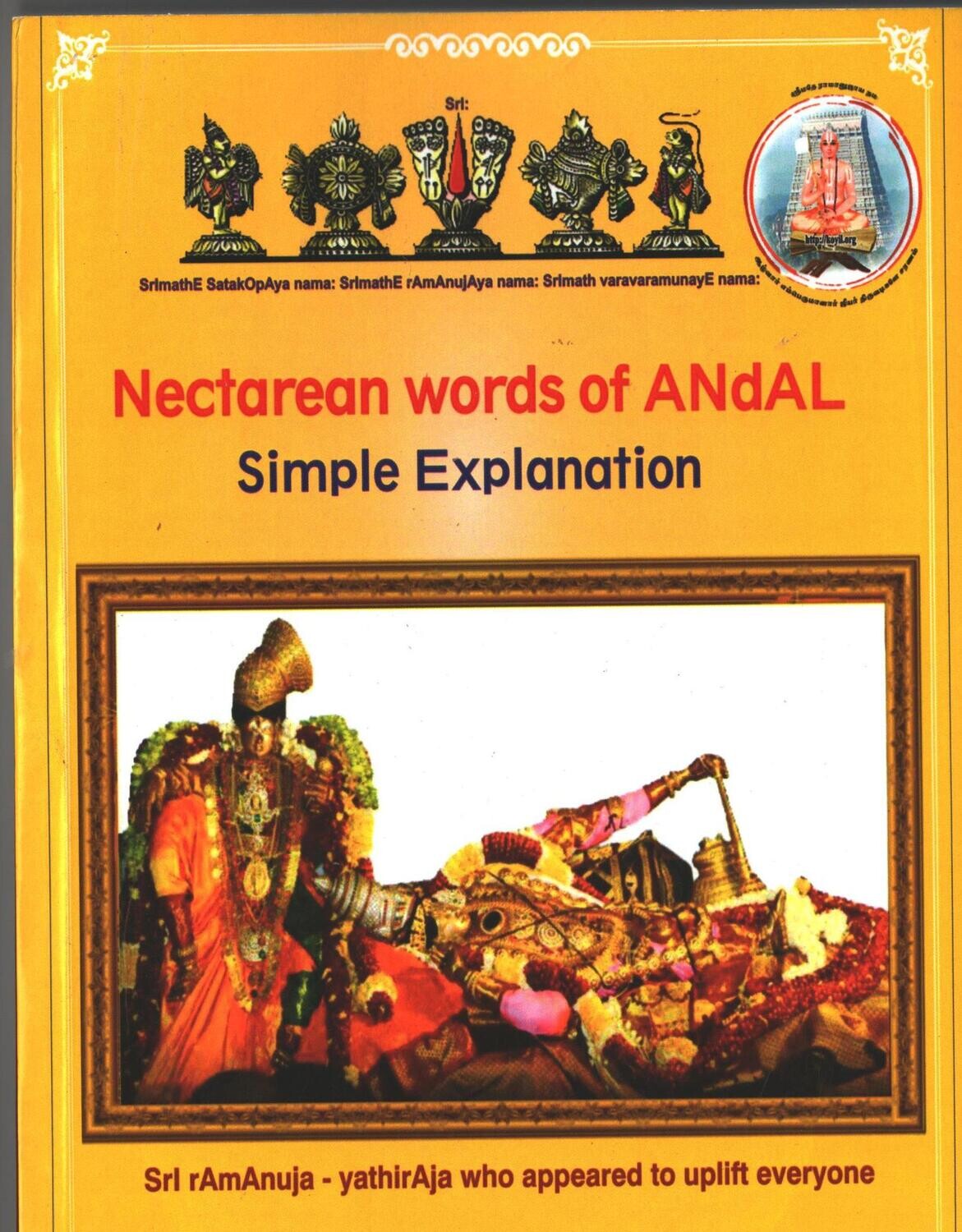 Printed Book, English, Demy 1/8 size - Nectarean Words of Andal