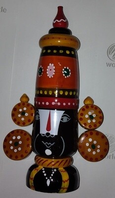 Kondapalli Srinivasa Lord Balaji Doll Ht. 8 inches