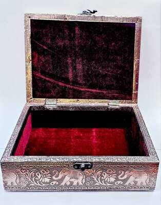 Divine Gift box or Salagram box - Sri Rama with Thyaga brahmam image