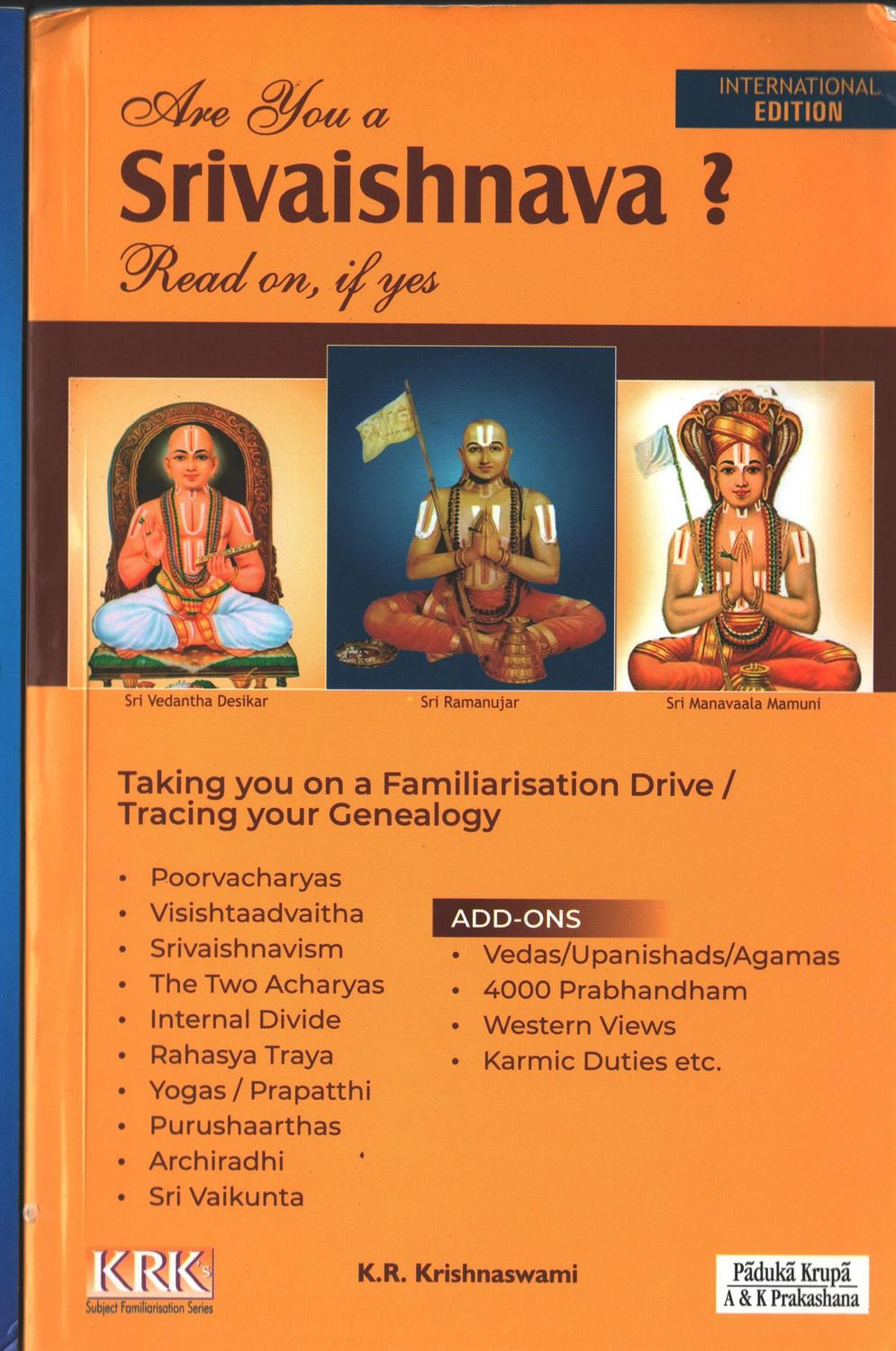 KRK - Are u a Sri Vaishnava ? - English