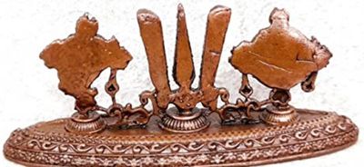 Thenkalai Thirumann Sangu Chakram Namam for Home worship or fixing in Car dashboard - தென்கலை திருமண் சங்கு சக்கர நாமம் செட் க்ருஹ ஆராதனத்திற்கு அல்லது காரில் வைக்க