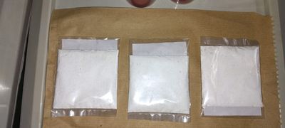 Thirumann powder,pack of 12; திருமண் பவுடர் / தூள் in 12 plastic pouches not bottles