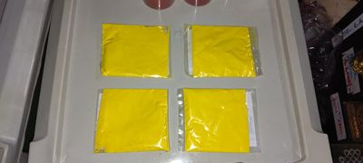 Ahobila Mutt Sree / Sri Churnam Yellow powder ,pack of 12 in Pouches not Bottles