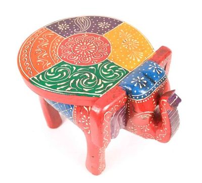 Wooden elephant 8 Inches -Srirangam elephant look alike