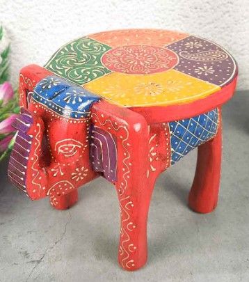 Wooden elephant 8 Inches -Srirangam elephant look alike