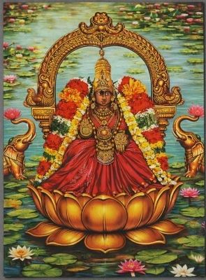 8x6 inches size MDF Lamination for Wall hanging Srirangam Sri Ranganayaki Thayar