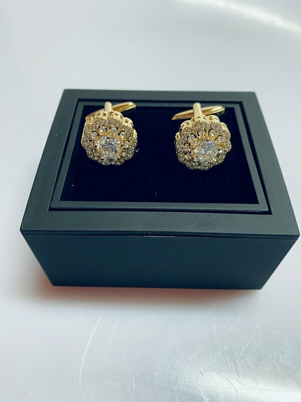 Gold plated cufflinks