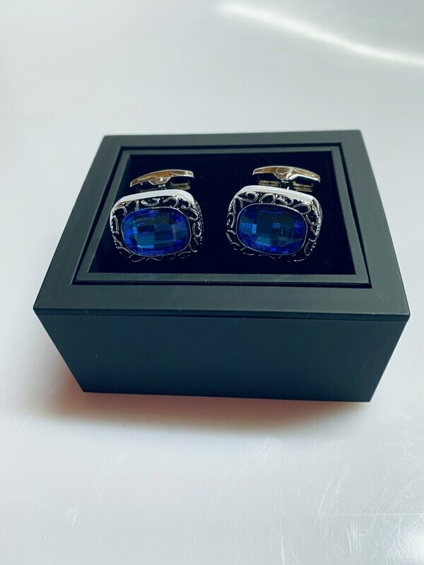 Silver plated cufflinks