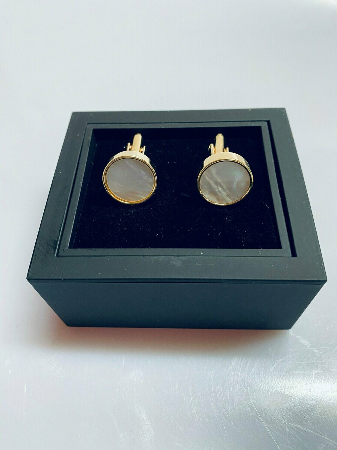 Gold  cufflinks
