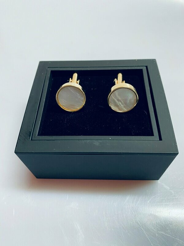 Gold  cufflinks