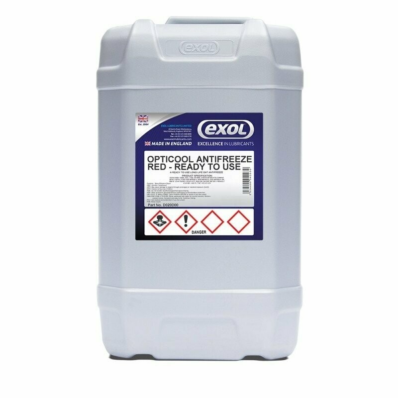 Exol Opticool Antifreeze/Coolant Premixed