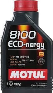 Motul 8100 Eco-Nergy 5w30 Engine Oil, Select Pack Size & Qty: 1lt