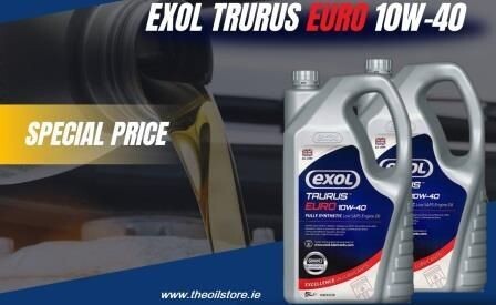 Exol Taurus Euro Low Saps 10w40 Engine Oil-Mercedes Approved., Select Pack Size: 5lt