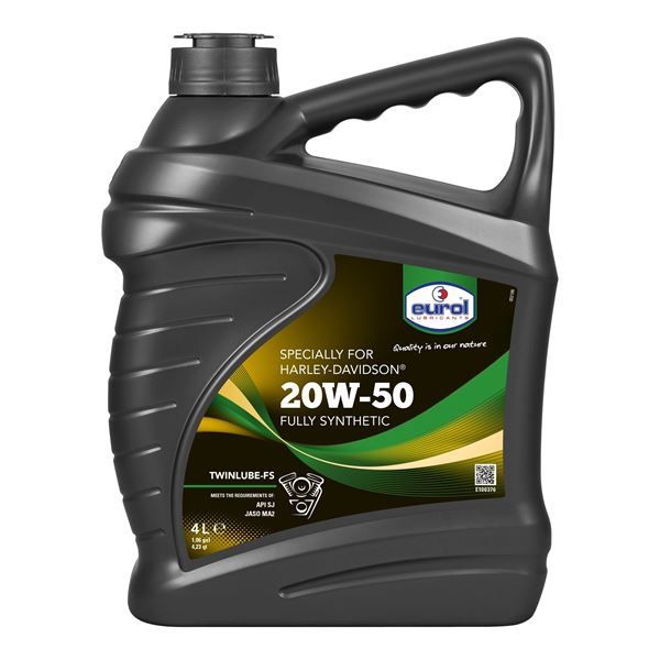 Harley Twinlube-FS 20W50 Motorcycle Oil, Select Pack Size & Qty: 4lt